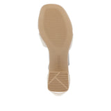 Remonte D1K50-90 Block Heel Leather Sandal - Gold Shimmer
